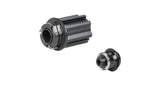 Bontrager Race X Lite Campagnolo v2 11-speed freehub body on a bike hub, compatible with 130mm old hub spacing.