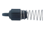 Topeak JoeBlow Mountain Check Valve accessory for pump air flow control and inflation, shown attached to a bike pump.