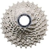 Shimano 105 CS-R7000 11-speed road bike cassette with 11-28T gears, showcasing the lightweight component for smooth shifting.