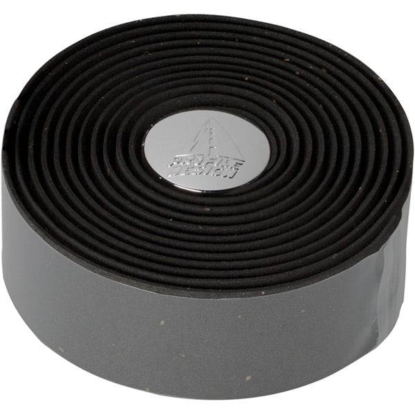 Profile Design black cork handlebar tape for bikes, showing durable, comfortable grip wrap with textured surface.
