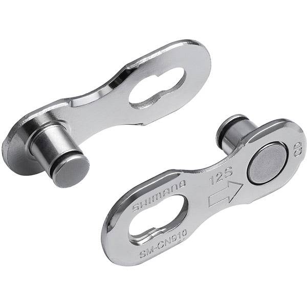 Shimano SM-CN910 quick link for 12-speed Hyperglide+ chains, pack of 2, bicycle chain component with easy link removal