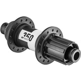 DT Swiss 350 Classic rear disc hub with Centre-Lock, 142x12mm axle, Shimano HG 32H, black, for bicycle wheel components.