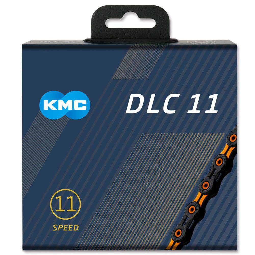 Kmc Dlc 11 Black/Orange 118L Chain | Swinnerton Cycles