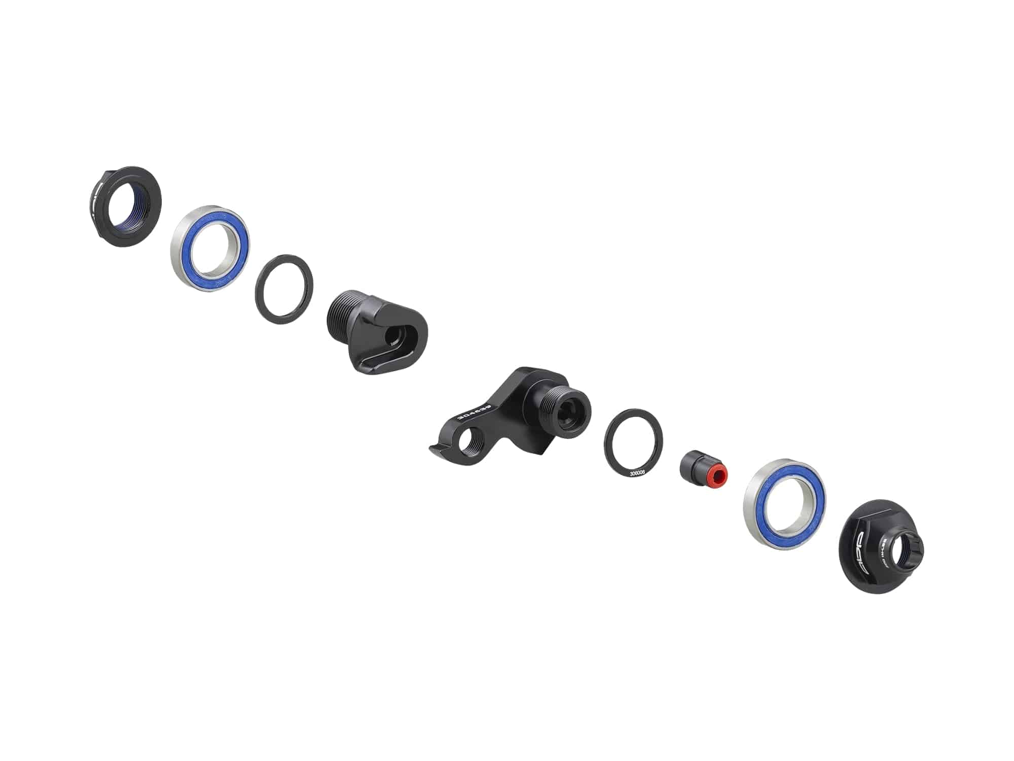 Trek full suspension ABP convert 135x5 grey rear dropout kit with 135mm quick-release for bicycle component upgrade