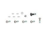 Trek Fetch+ 4 rear fender assembly hardware kit in black with 5mm x 18mm replacement parts for bicycle components.