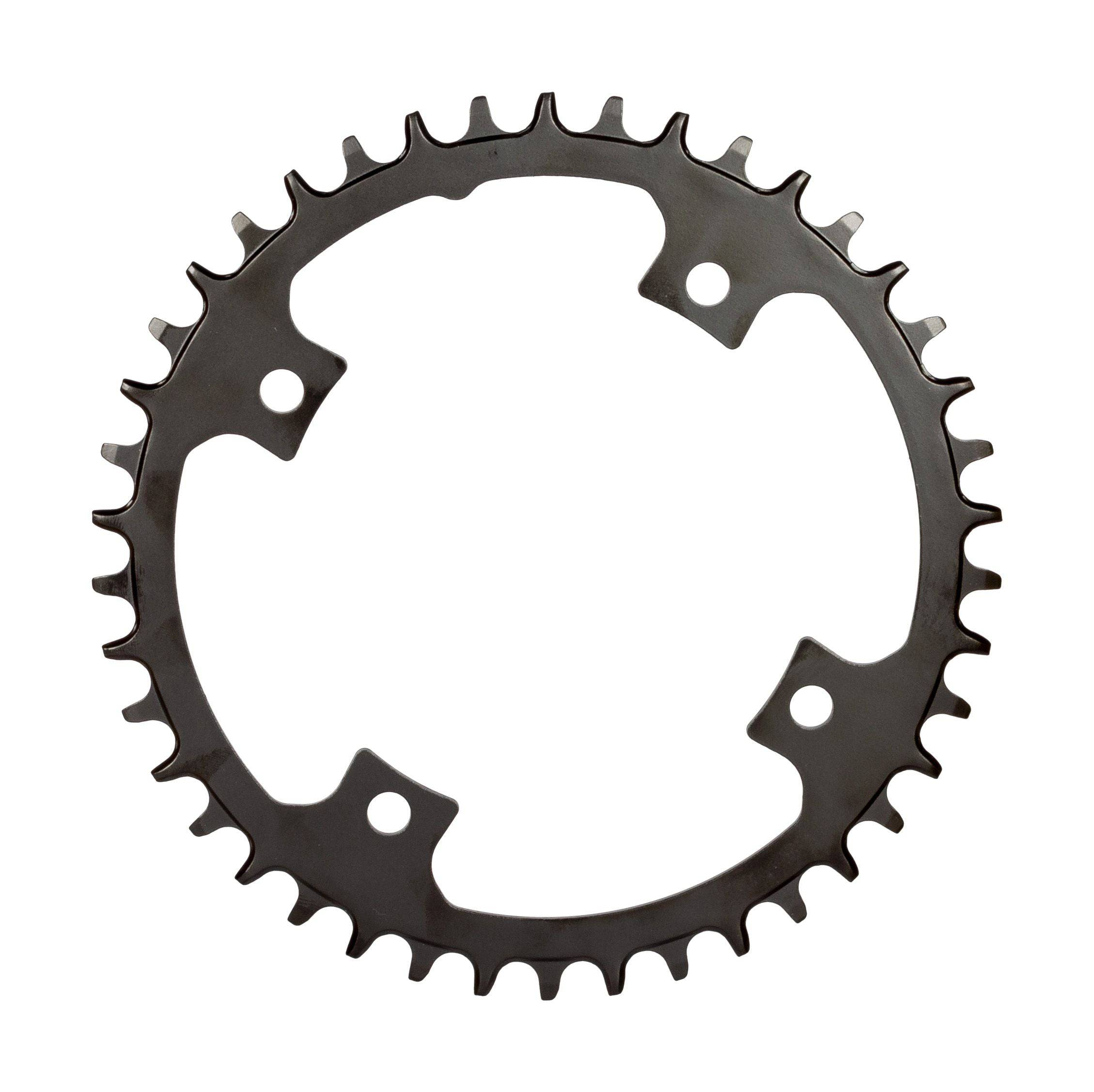 FSA Afterburner Mod MTB 38T black 2x11 chainring with 4-hole mounting for mountain bike components