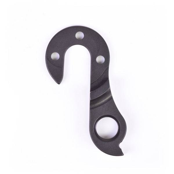 Wheels Manufacturing replaceable derailleur hanger dropout, CNC machined metal component for bike gear shifting.