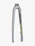 Trek 2018 Crockett Gen 2 700C gravel bike disc fork with flat-mount calipers, black, lightweight component for gravel cycling.