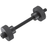Shimano TL-BB12 press-fit bottom bracket installation tool for workshop use, with black handle and metal components.