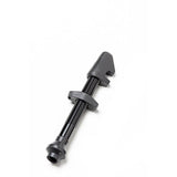 Black DT Swiss lightweight aluminum tubeless valve for 26-35mm deep rims, designed for bicycle wheel components.