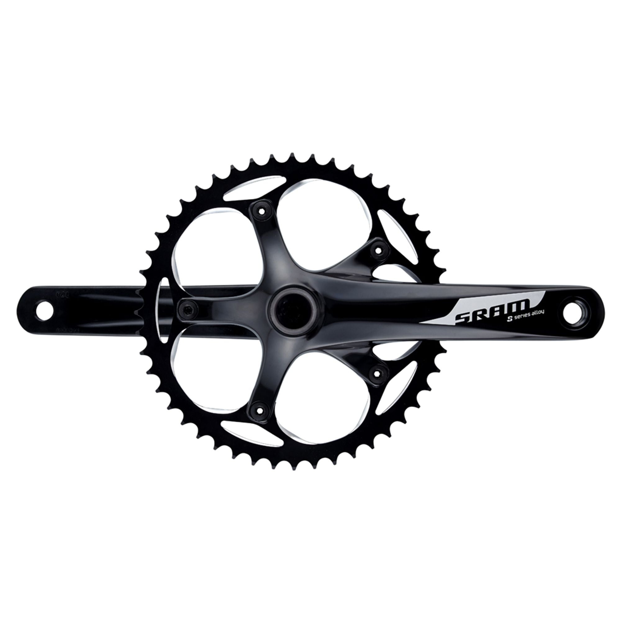 Sram Cranks - Crank Set S300 1.1 Courier Mirror Black GXP Cups 68mm | Swinnerton Cycles