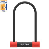 Zefal K-Traz U13 U-Lock bike lock with hardened steel shackle and mounting frame for secure cycling accessories