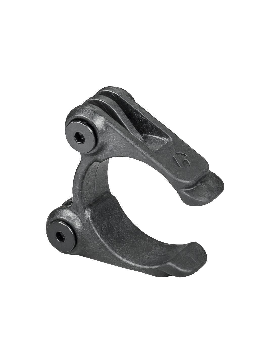 Bontrager Blendr Kovee Pro 35 Stem Base accessory mount for bike handlebar integration, shown attached to a bike stem.