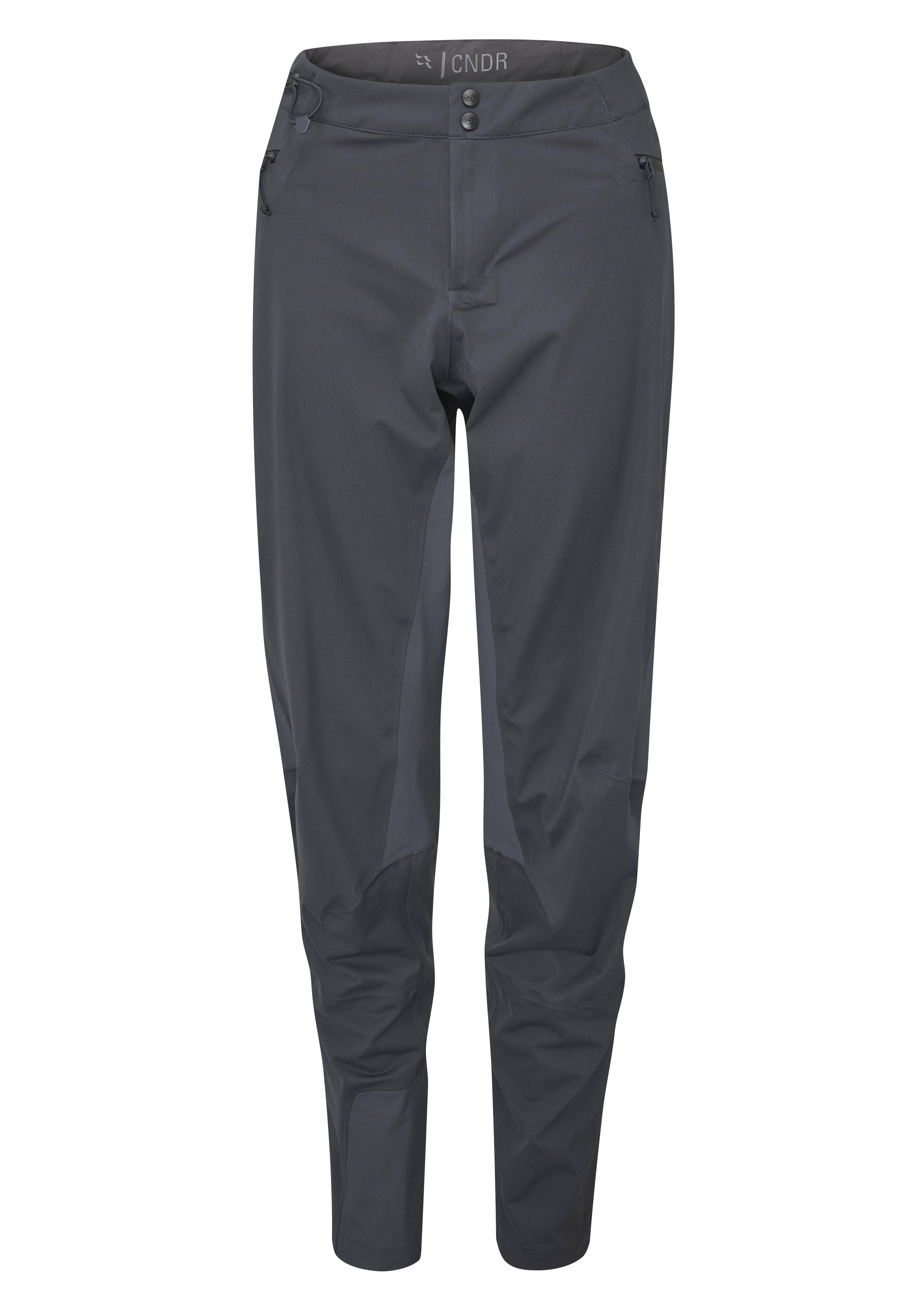 Rab Cinder Kinetic Women's Cycling Pants with adjustable waist and ventilation for comfortable, breathable riding.