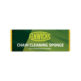 Fenwick's Chain Cleaning Sponge workshop tool for cleaning all four sides of bicycle chains simultaneously, in a close-up view.