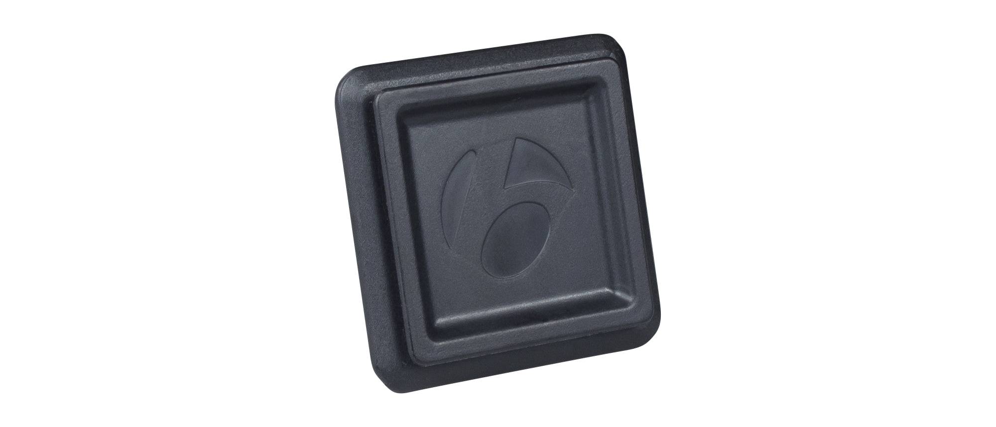 Bontrager Insta-Mount Adapter in black, universal phone mount accessory for the Trip Blendr System, attaches securely to bikes.