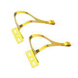Genetic single strap toe clip for cycling pedals, lightweight and durable component for bike accessories and pedal enhancement.