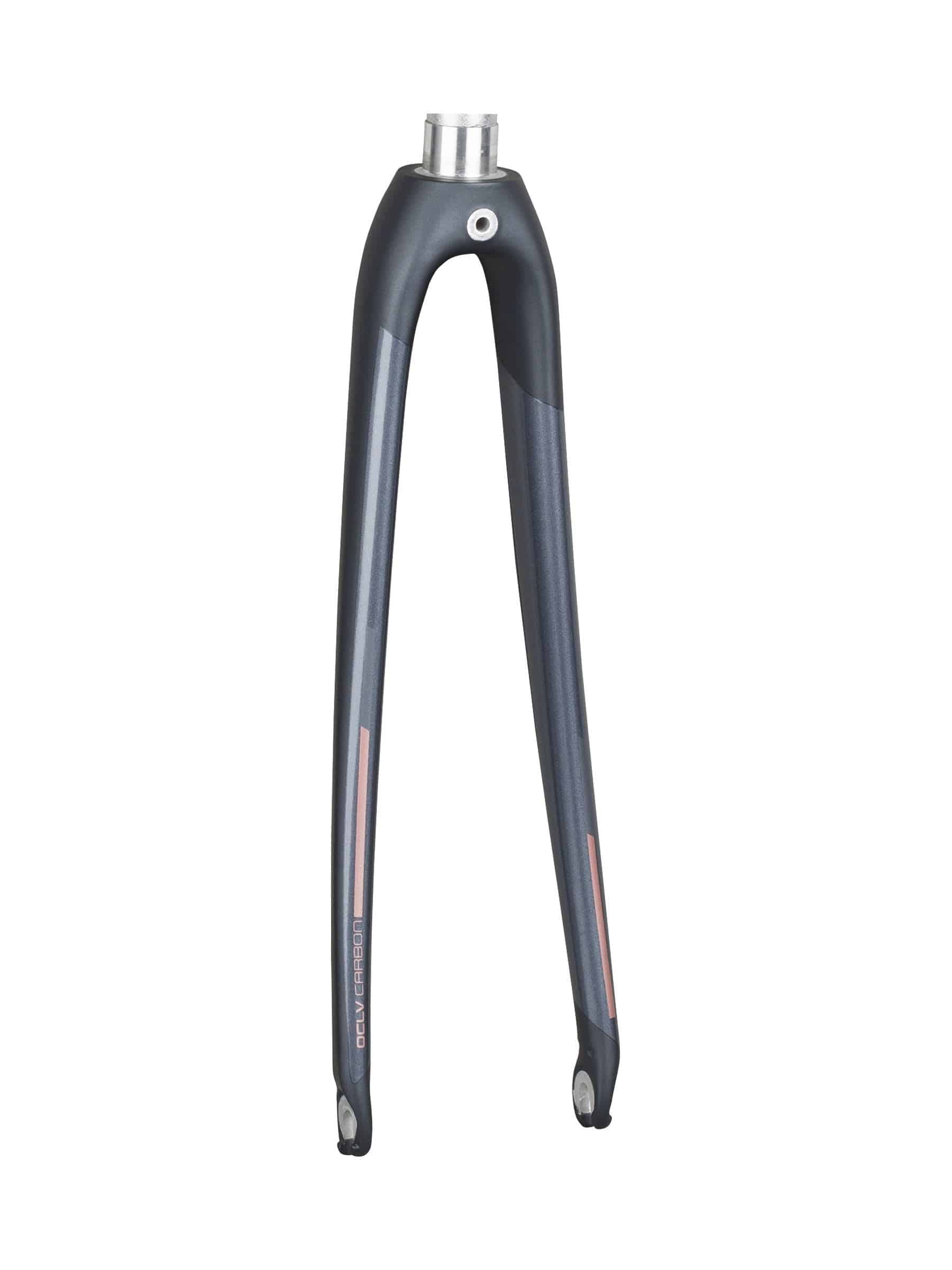 Trek Domane AL 700C road bike forks, lightweight components designed for improved steering and stability on road bikes