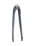 Trek Domane AL 700C road bike forks, lightweight components designed for improved steering and stability on road bikes
