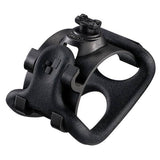 Durable Infini brand Infini Bracket for Lava Front Light, cycling safety accessory, shown mounted on a bicycle handlebar.