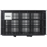 Basil Panniers & Bags - bicycle crate MIK L 40L recycled synthetic black