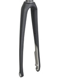 Trek 2018 Emonda SLR 8 Disc forks with flat-mount brake compatibility, lightweight carbon bike component.