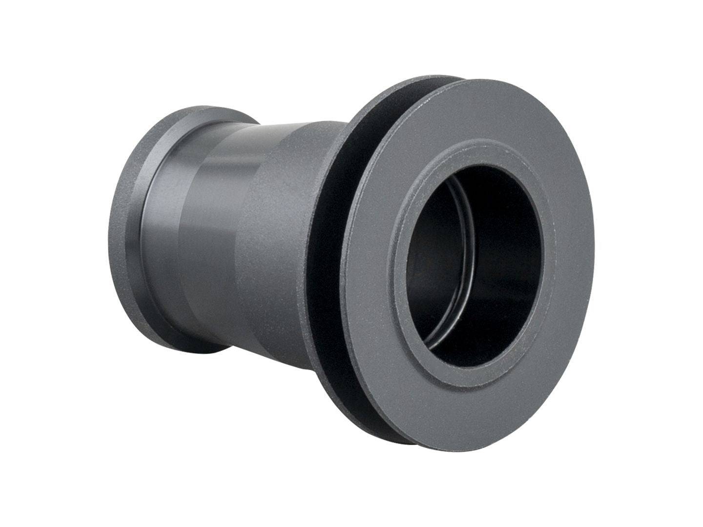 Bontrager Ratchet EXP 12mm non-drive MTB rear axle end cap in black, 148mm old, for bicycle components.
