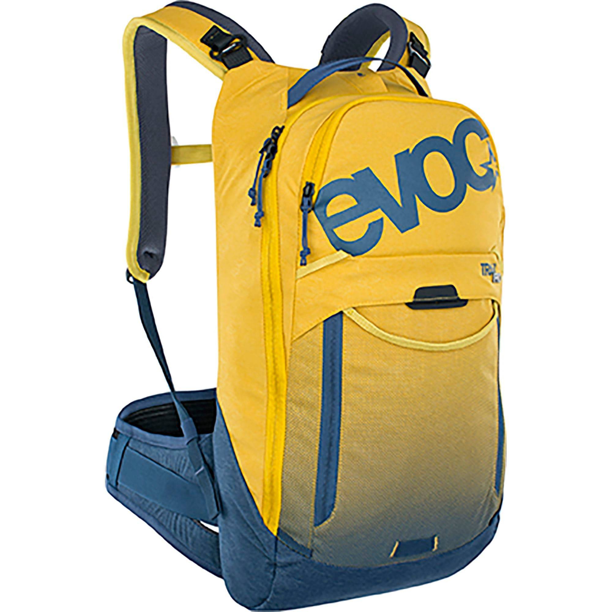 EVOC Trail Pro Protector Backpack 10L with LITESHIELD Level 2 back protection and hydration compartment, outdoor cycling accessory