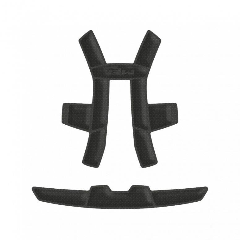 Black MET Hooray Helmet Pad Kit for replacement comfort and breathability, shown with padded interior and ventilation features.