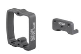 Trek-Diamant 2021 Rib Batt Mount Baseplate frame component showing upper and lower mount parts for bike frame assembly