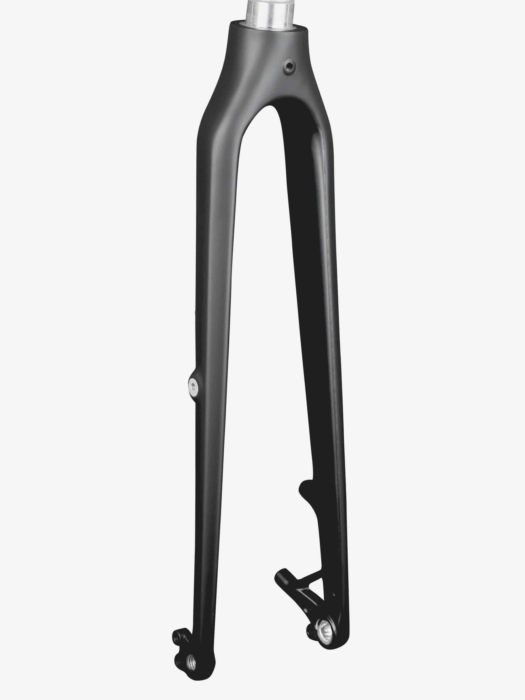 Trek FX 3 Disc black carbon fork for pavement bikes, 700c wheel, 318mm length, 50mm travel, component bike part