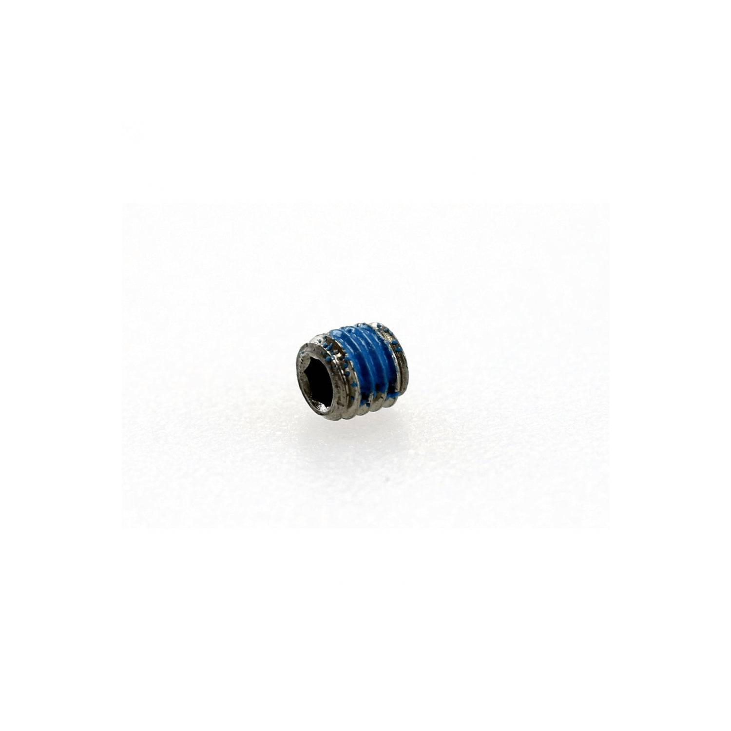 Fox remote grub screw M3 x 0.5mm x 3mm, replacement component for forks and steering, shown in the image.