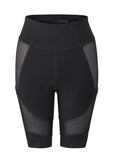 Rab Cinder Liner Women's Cycling Shorts with mesh pockets and performance chamois for comfortable riding.