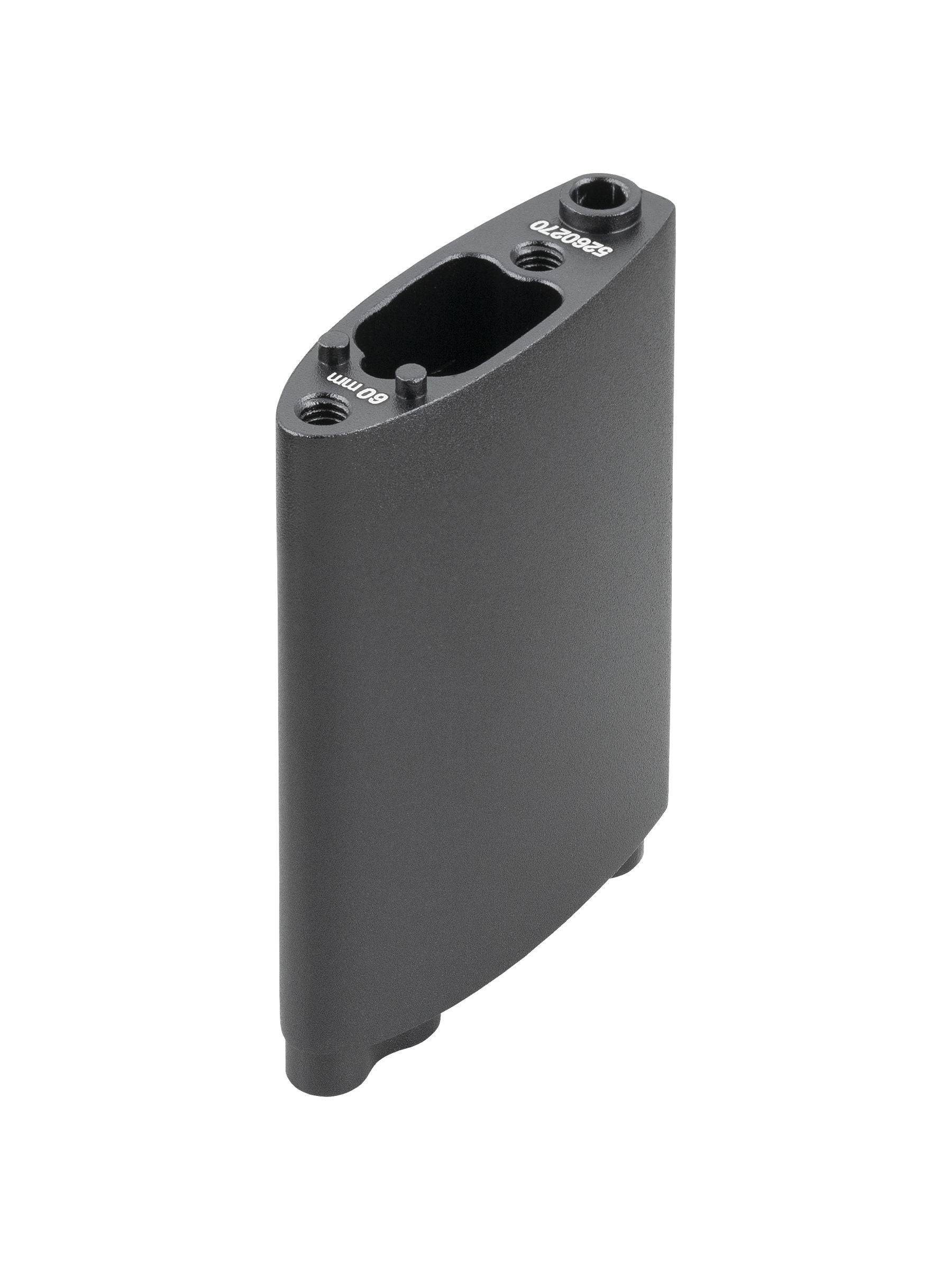 Trek Speed Concept 60mm Base Tower replacement component with accessories, showing metal bike handlebar component.