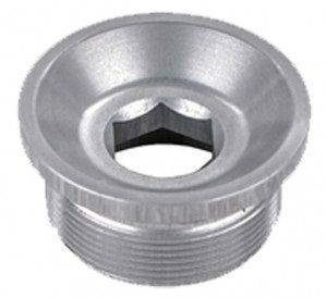 ROTOR 3D/3D24 Crank Non Driveside End Cap Bolt Silver | Swinnerton Cycles