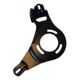 MRP S4 steel backplate chain device for mountain bike drivetrain protection, showing durable metal construction and mounting hardware.