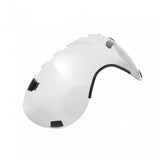 MET Drone Wide Body Clear Mag-Clip Shield attached to an M size helmet, providing protection and a sleek design.