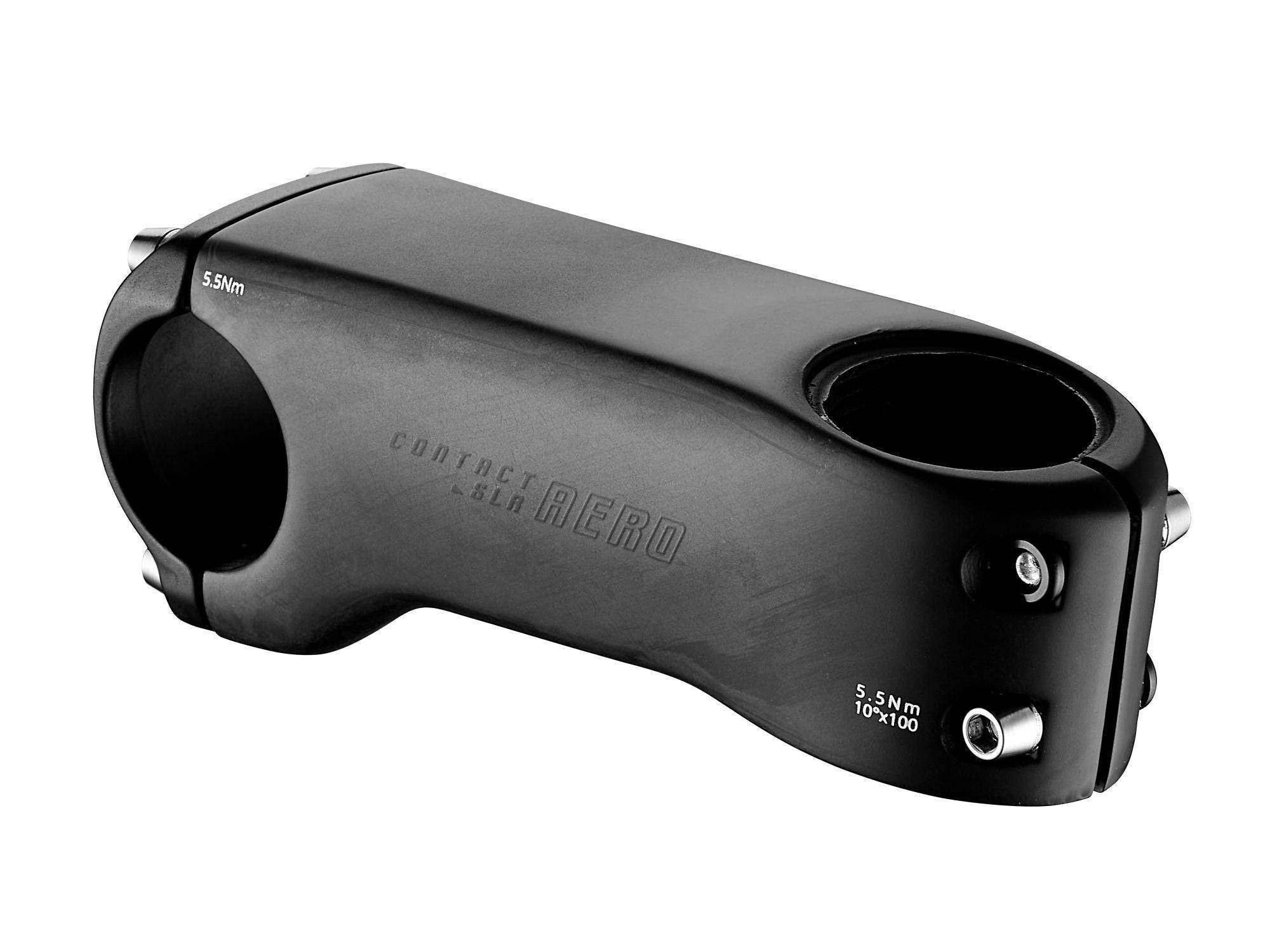 Giant Contact SLR Aero Stem for road and racing bikes, showcasing aerodynamic design and lightweight bike component.