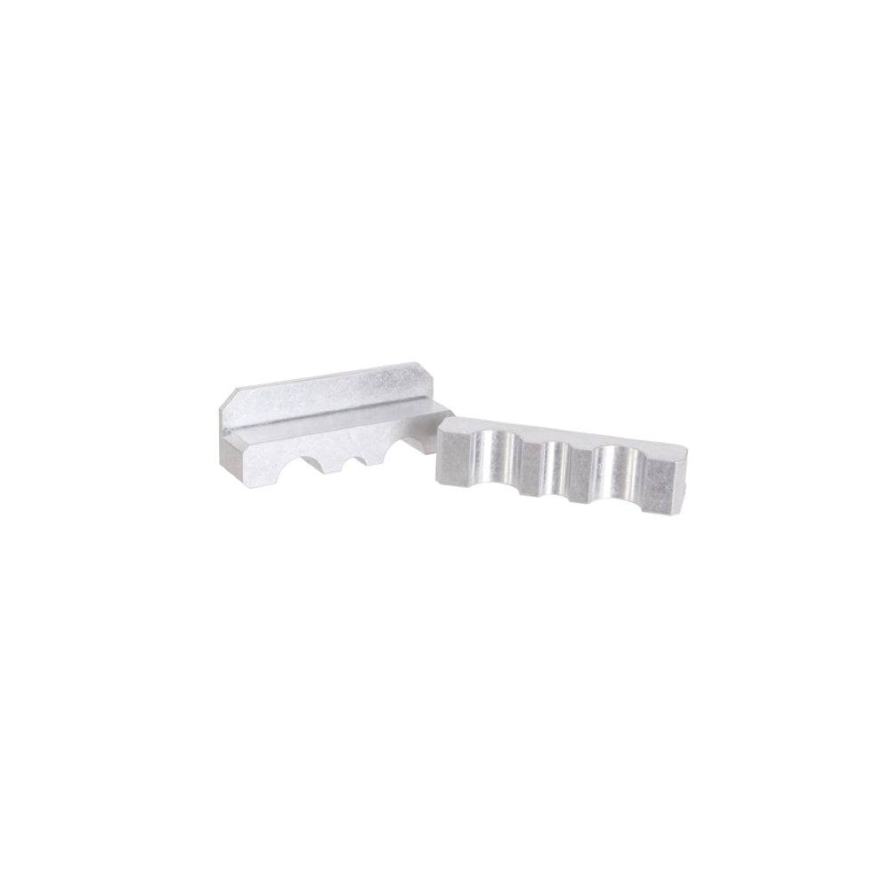 Fox Tool RC2 Shaft Clamps for workshop use, showing durable metal clamps with adjustable screws for fixing shafts securely.