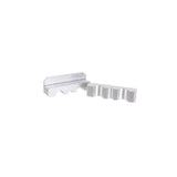 Fox Tool RC2 Shaft Clamps for workshop use, showing durable metal clamps with adjustable screws for fixing shafts securely.