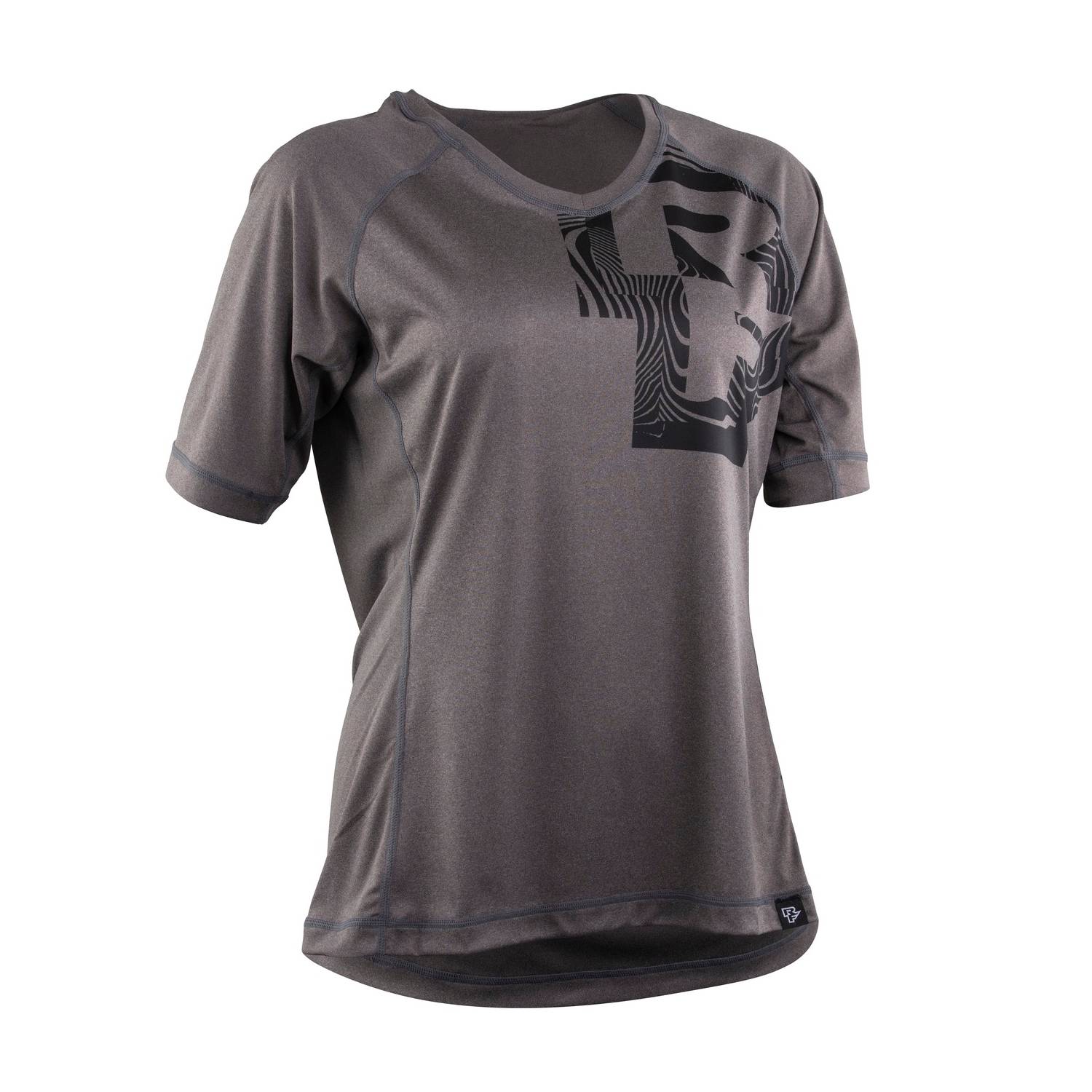 Race Face Nimby women's lightweight breathable MTB cycling jersey shown, crafted for comfort and performance during mountain biking.