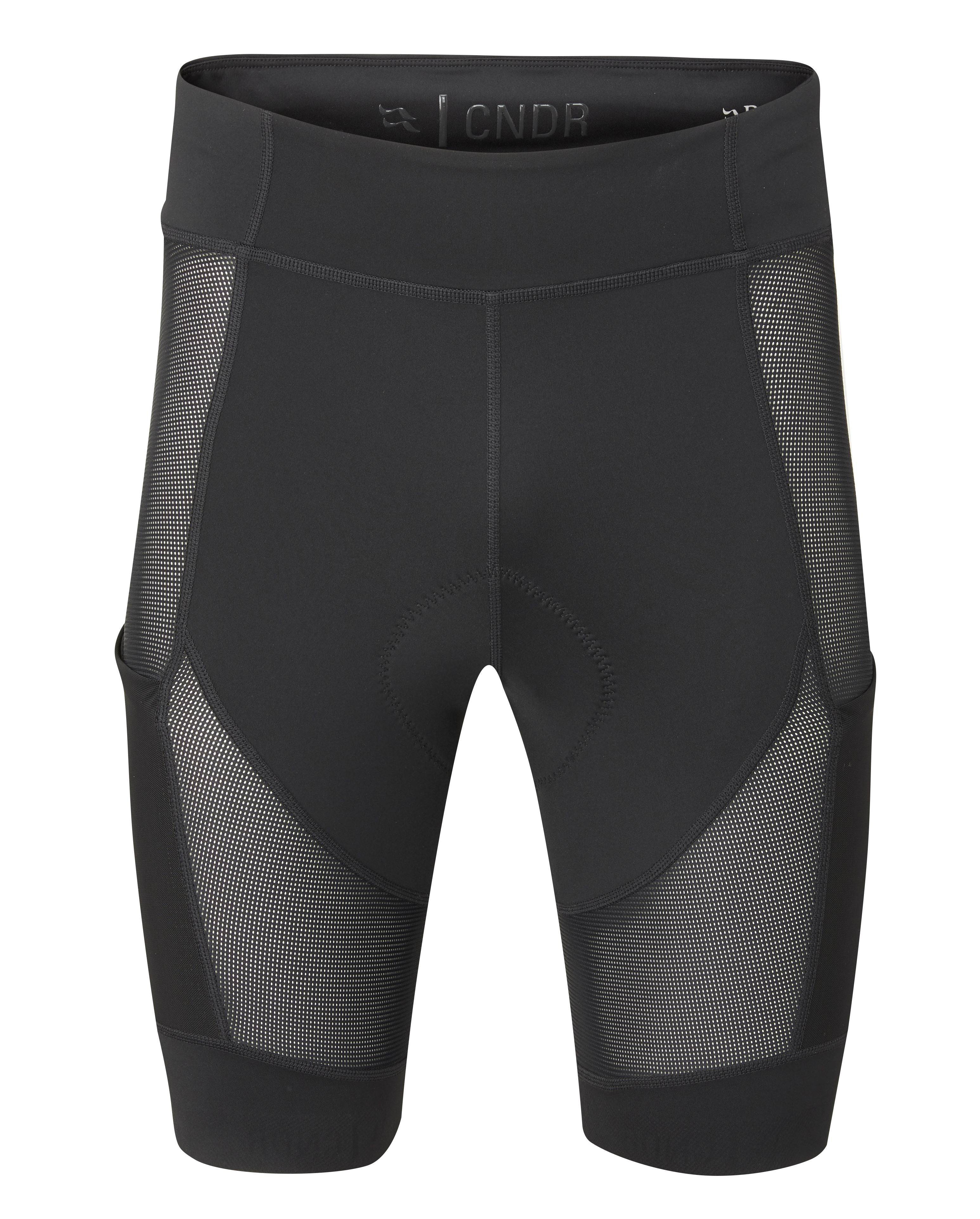 Rab Cinder Liner Cycling Shorts with performance chamois, featuring a close fit and comfortable fabric for cycling.