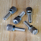 ID Cables Spares Frame Fitting Cable Adjuster M6 for precise tension control on bicycle or machinery components.