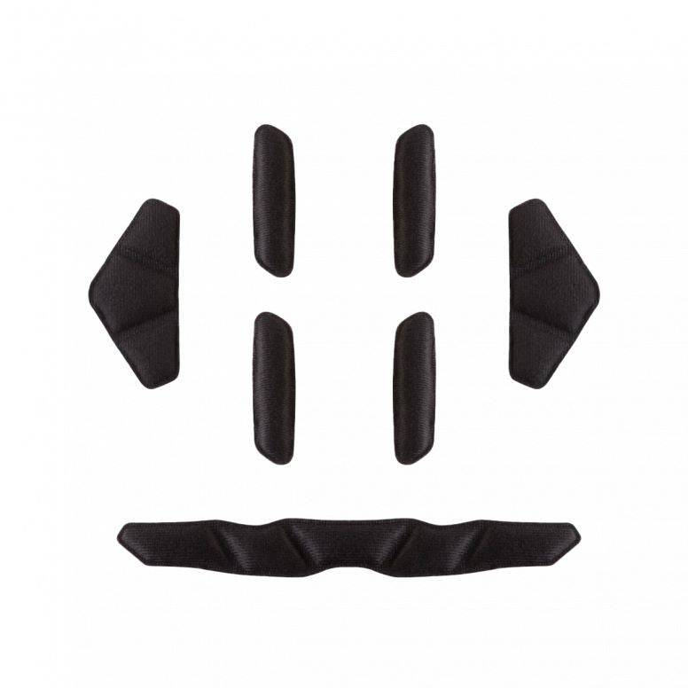 Black MET Universal Helmet Pad Kit with replacement cushioning for improved comfort and fit in motorcycle helmets.