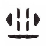 Black MET Universal Helmet Pad Kit with replacement cushioning for improved comfort and fit in motorcycle helmets.