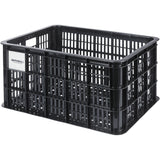 Basil Panniers & Bags - bicycle crate MIK L 40L recycled synthetic black