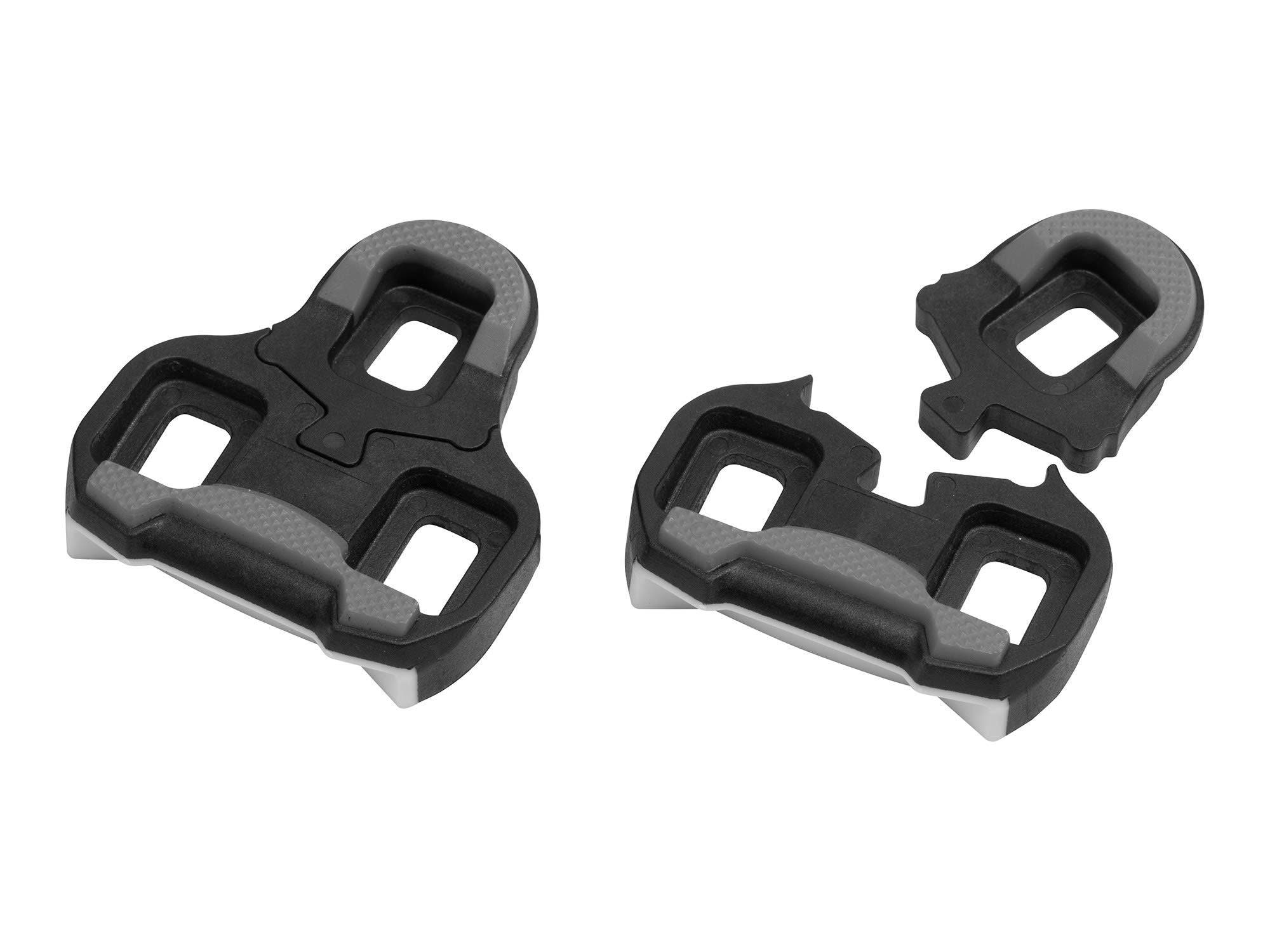 Giant Pedal Cleats with 4.5° float, compatible with Look road pedal system, shown in close-up for cycling components.