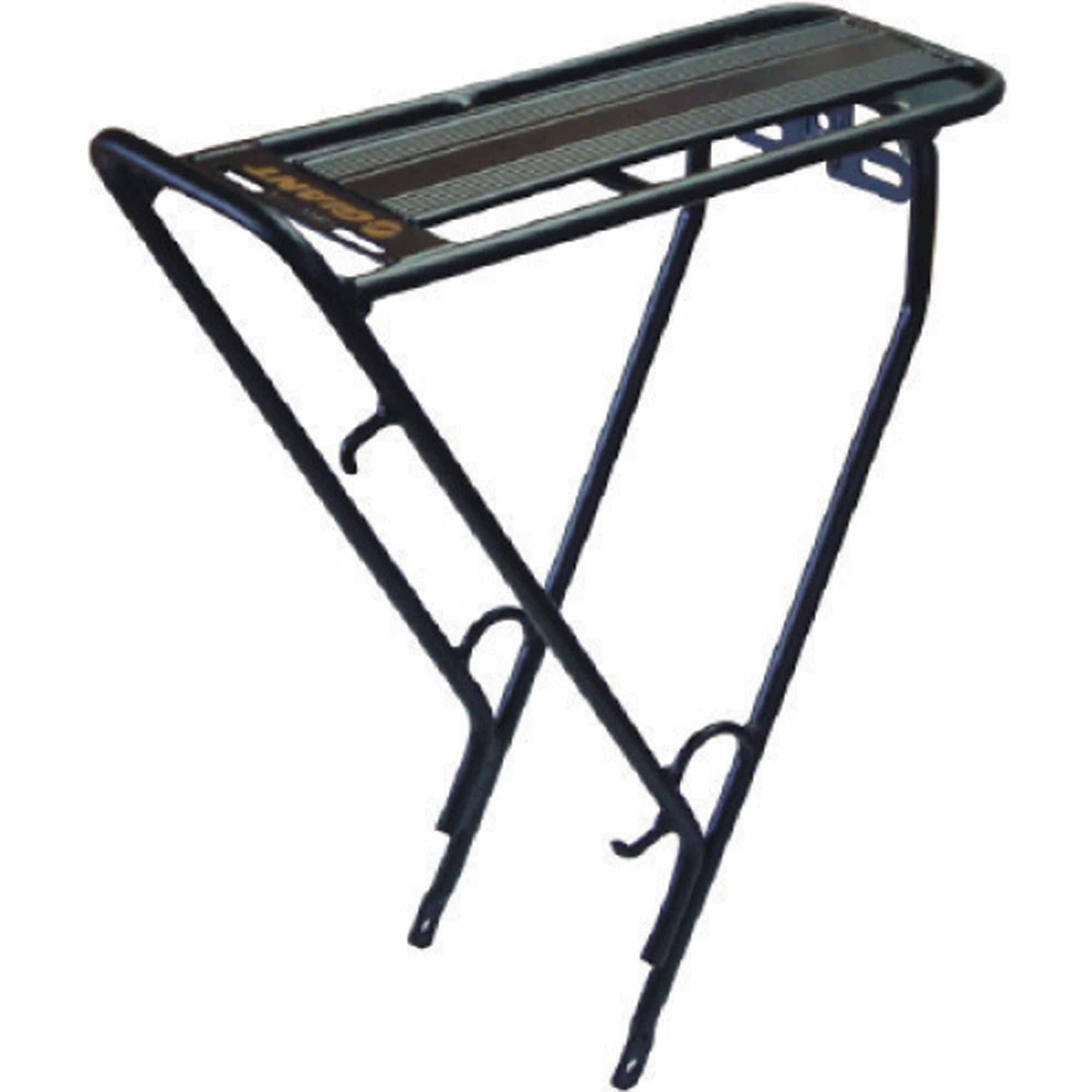 Giant rear bike disc rack with pump mount, designed for 700C and 26-inch wheels, accessory for cycling bikes