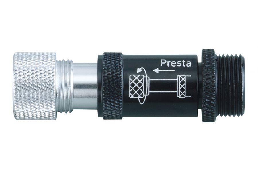 Topeak JoeBlow XO bike pump rebuild kit with black and silver replacement parts for maintenance and repair.