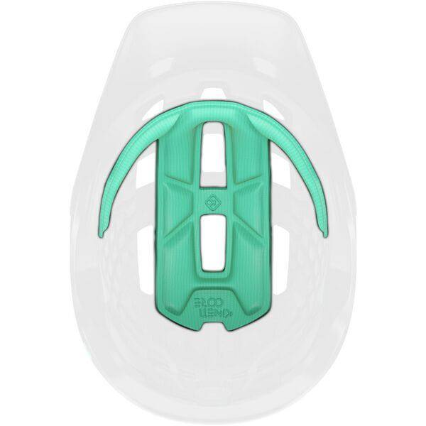 Lazer Coyote KinetiCore helmet padding showing impact absorption and comfort features for bike helmets.